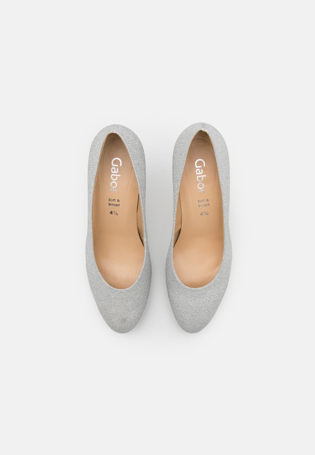 Talons Hauts Argent Gabor