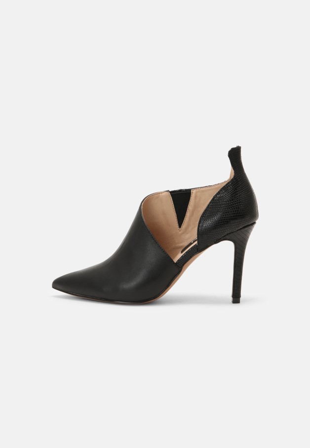 Cuir Gabor Noir - Talons Hauts