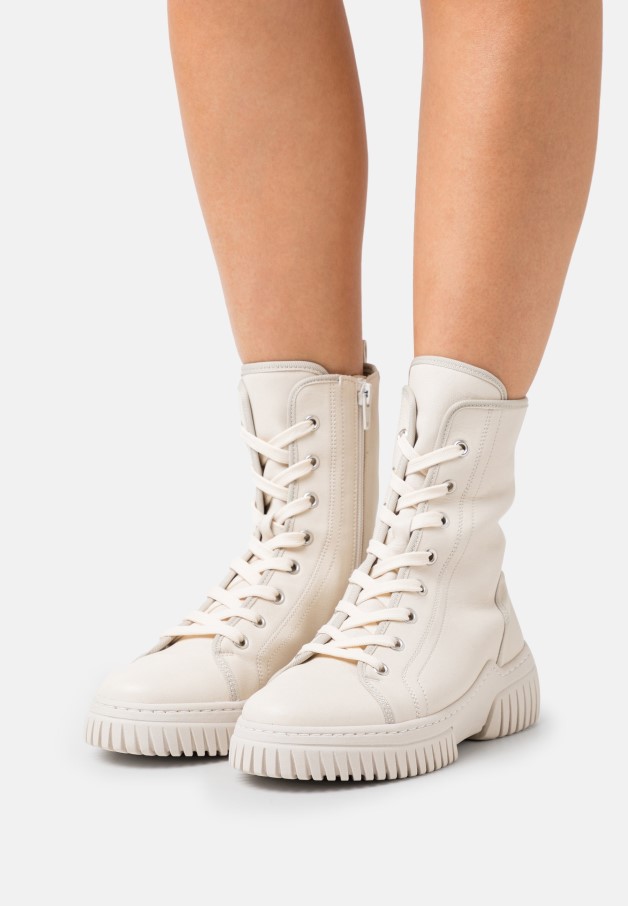 Gaborbottines à Lacets Panna