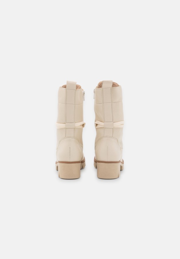 Gaborbottines à Lacets Panna