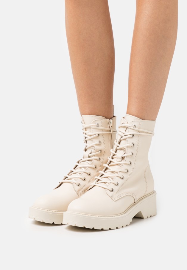 Gaborbottines à Lacets Panna