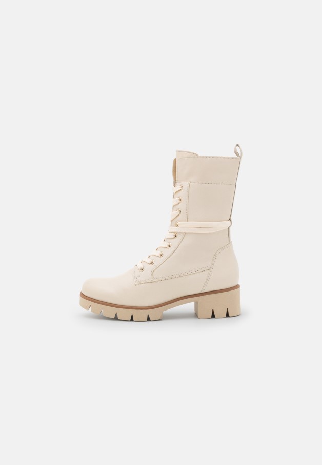 Gaborbottines à Lacets Panna