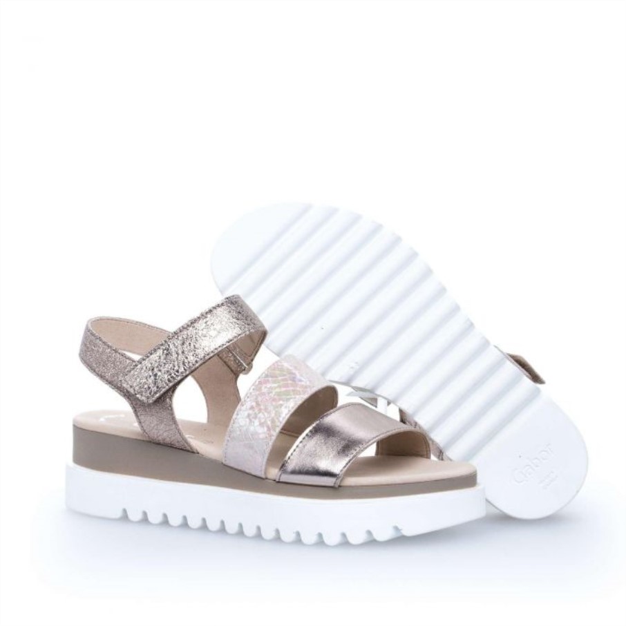 Gabor 23610.64 - Cuir Métallisé Or Rose