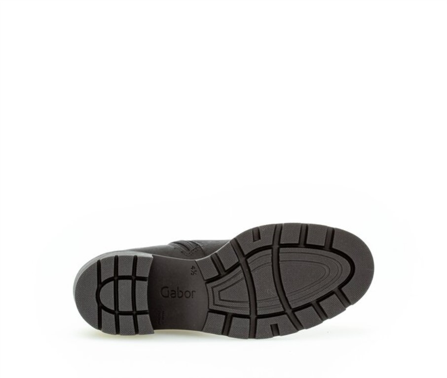 Gabor 72841.27 - Cuir Nubuck Huilé Noir