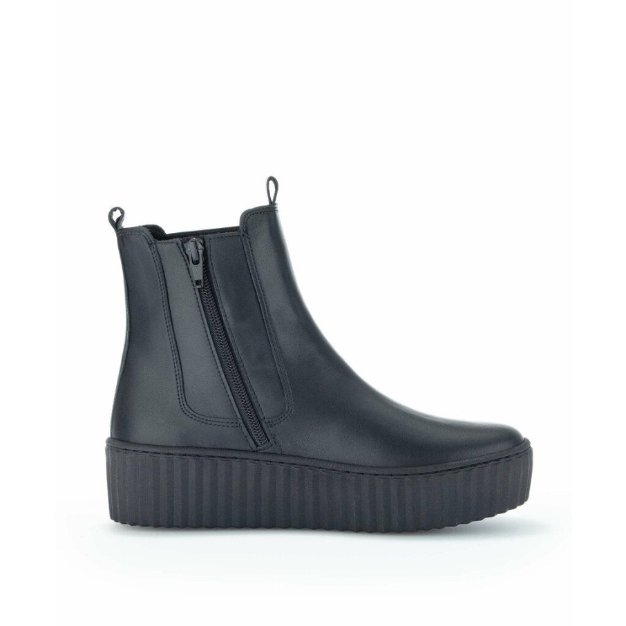 Gabor 93712-27 - Cuir Lisse Noir