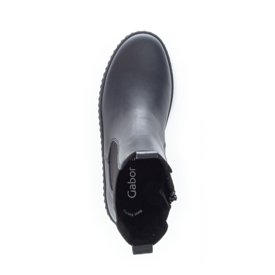 Gabor 93712-27 - Cuir Lisse Noir