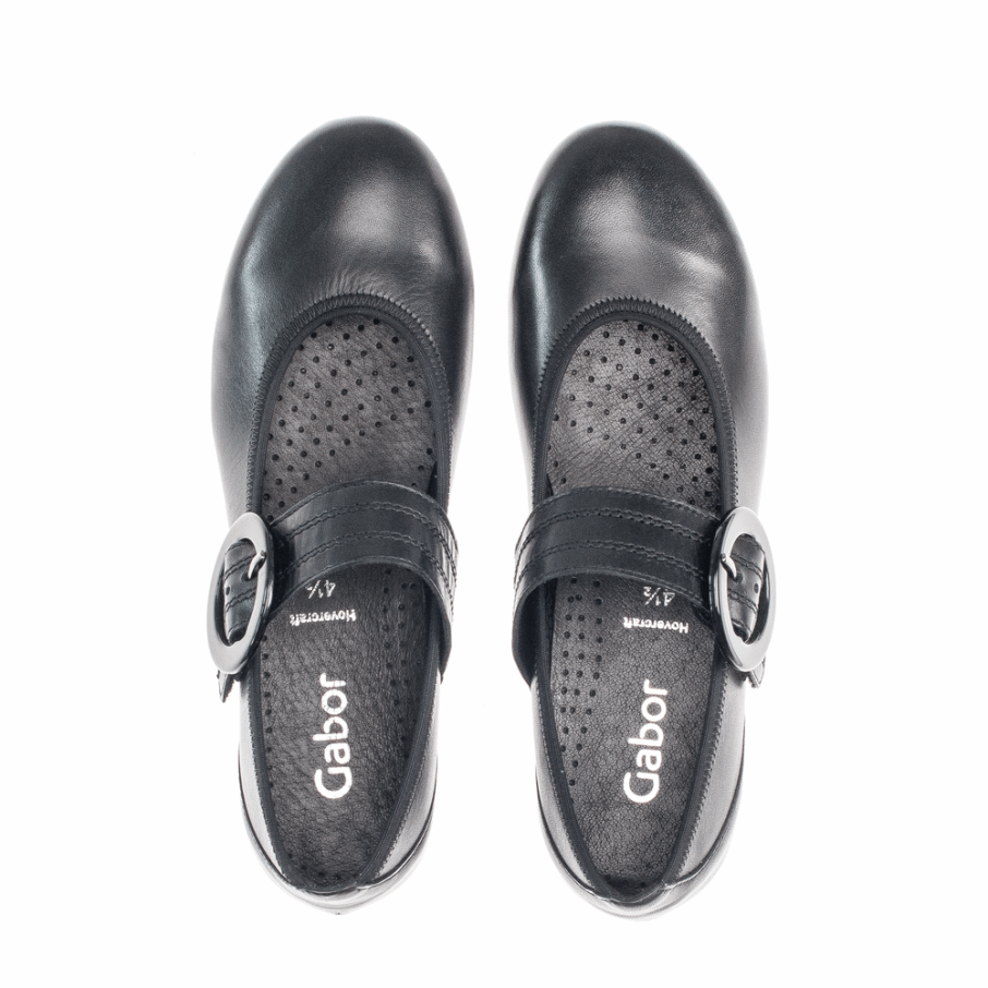 Gabor Boucle Tortue Noire Mary Jane