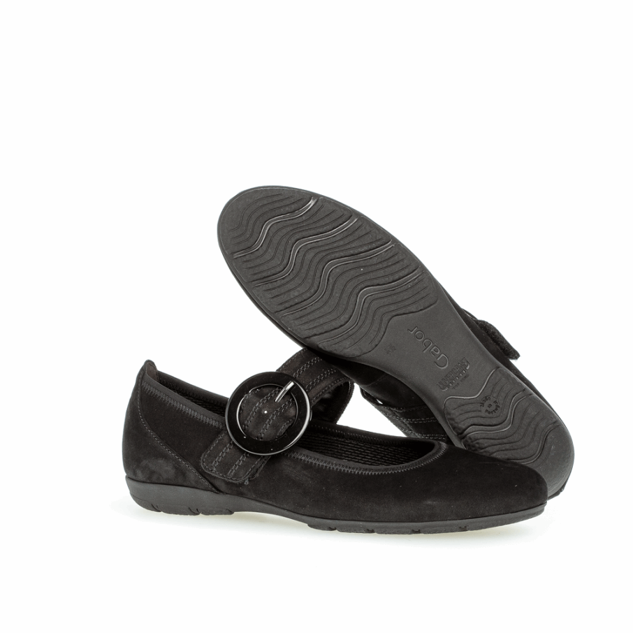 Gabor Boucle Tortue Noire Mary Jane