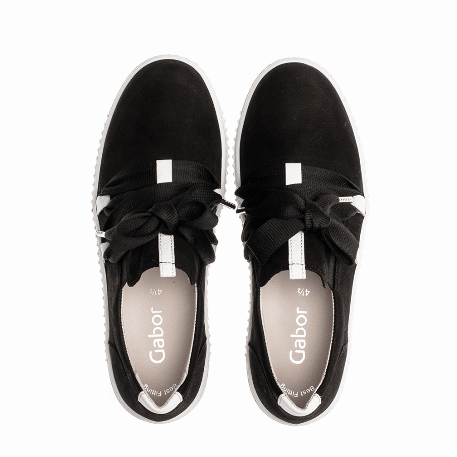 Baskets Gabor Noir/blanc