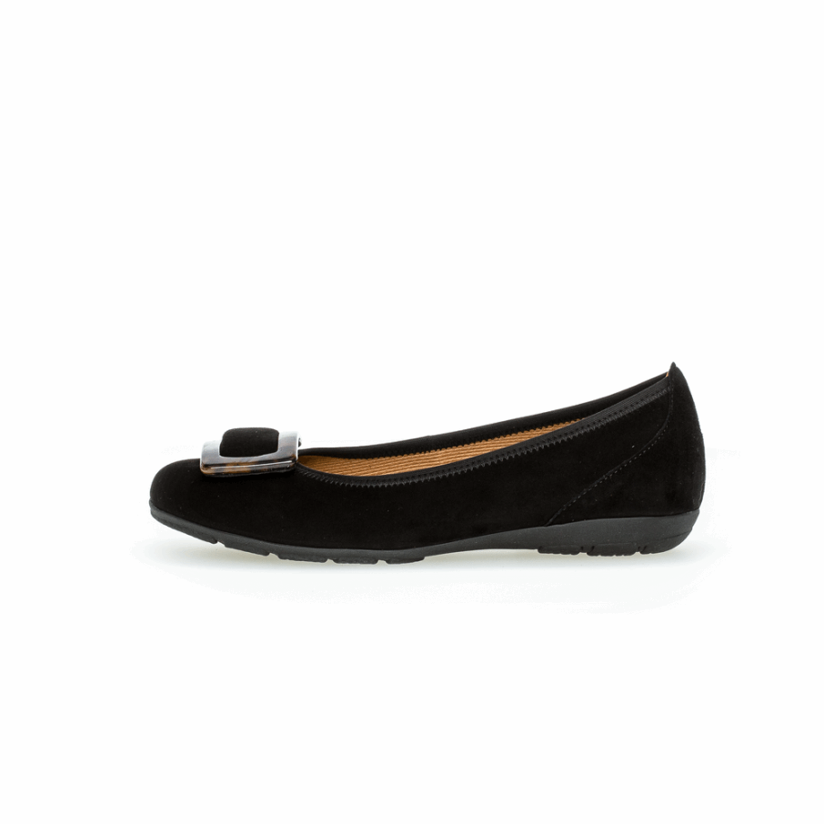 Gabor Boucle Ballet Flat Whisky