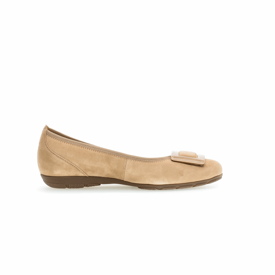 Gabor Ballerines Boucle Caramel