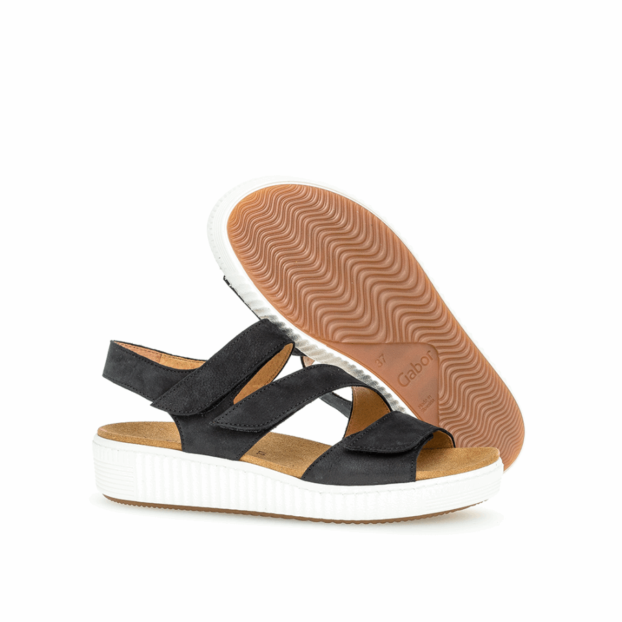 Sandale à Bride Cheville Gabor Bleu Nuit