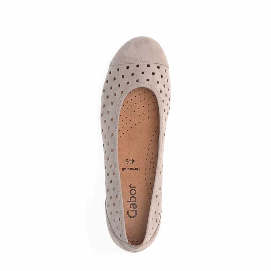 Perf. Ballerine Lin Plat Gabor