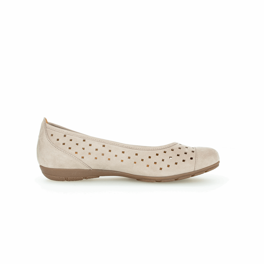 Perf. Ballerine Lin Plat Gabor