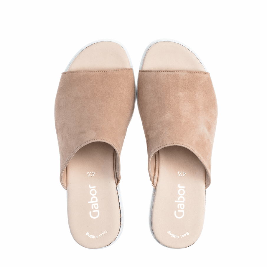 Sandale Plateforme Slipon Gabor Caramel