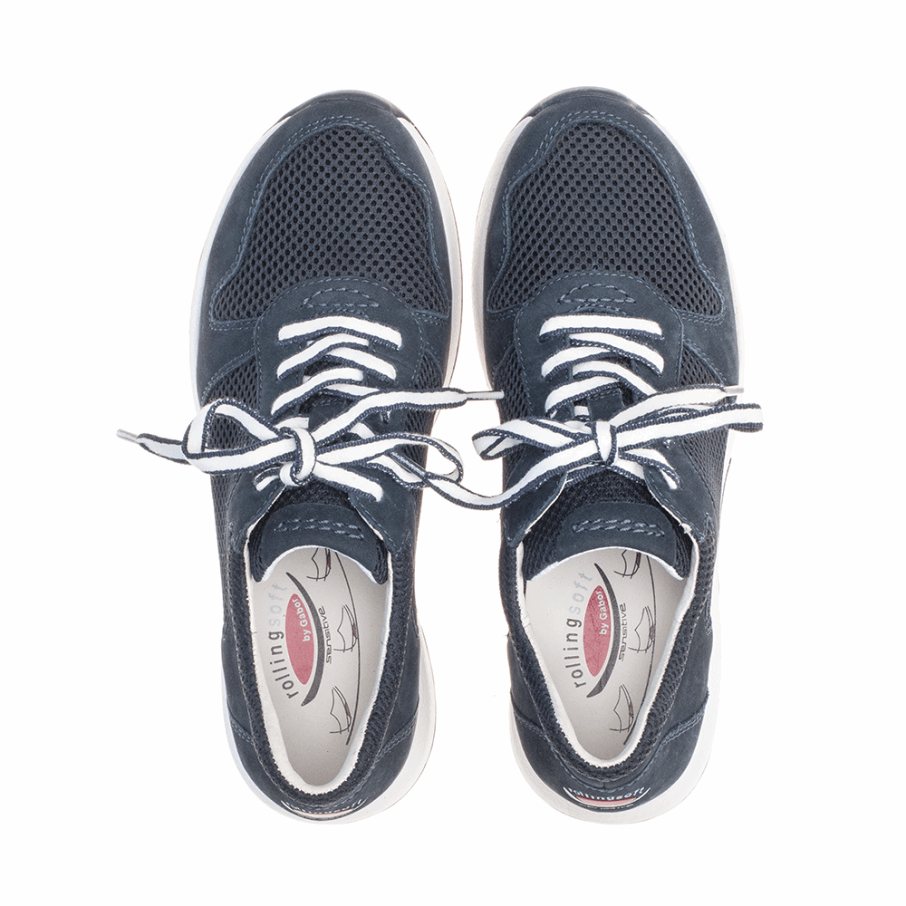 Gabor Rolling Soft Trainer Bleu Nuit