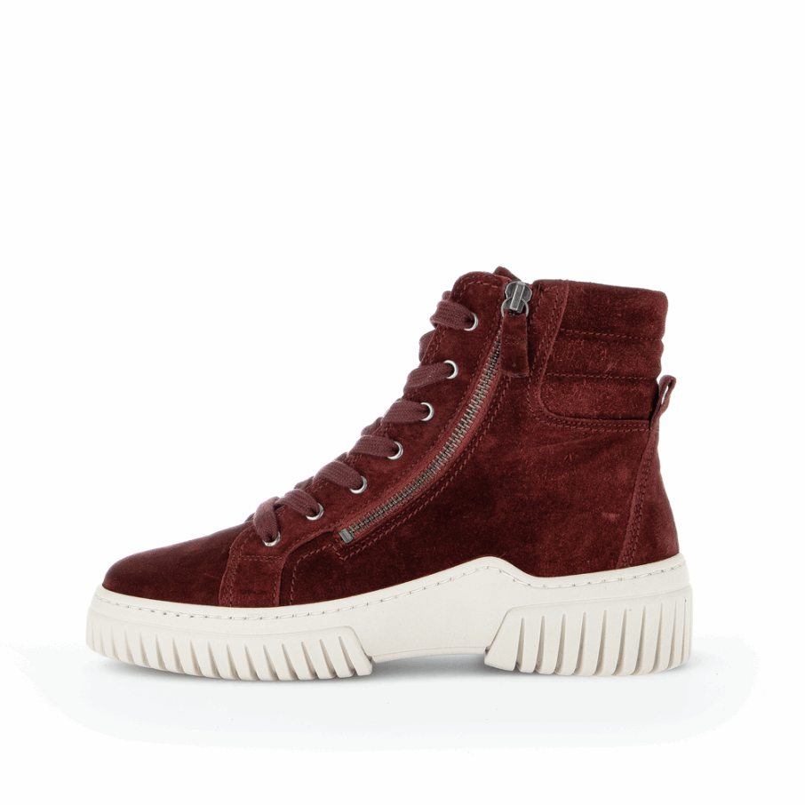 Sneaker Botte Rouge Foncé Gabor