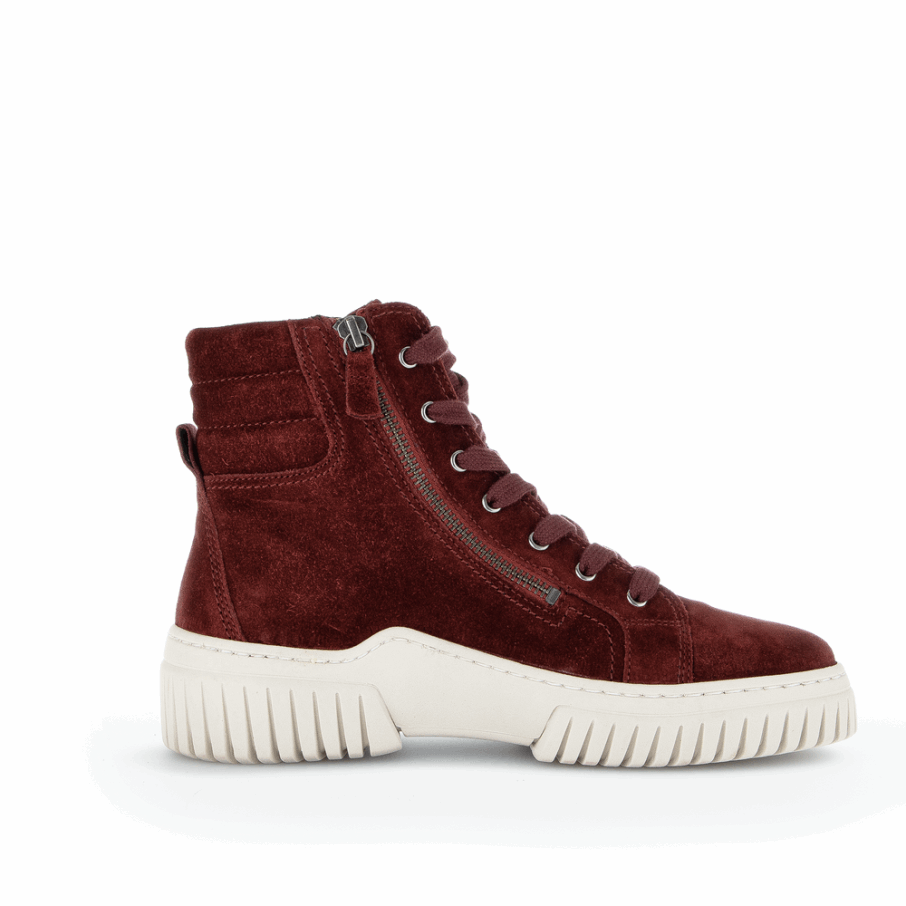 Sneaker Botte Rouge Foncé Gabor