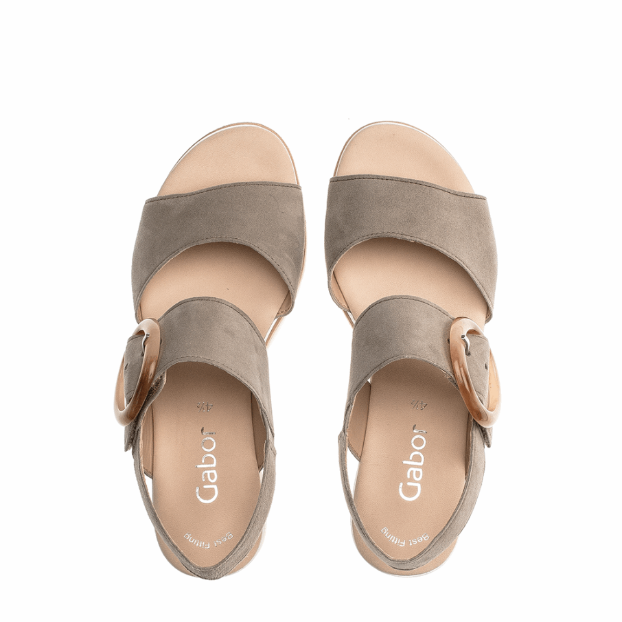 Sandale Compensée à Bride Cheville Gabor Reed