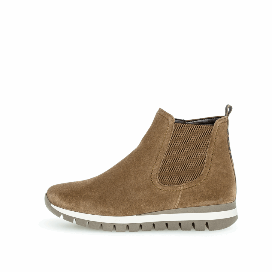 Bottine Compensée Gabor Marron Moyen