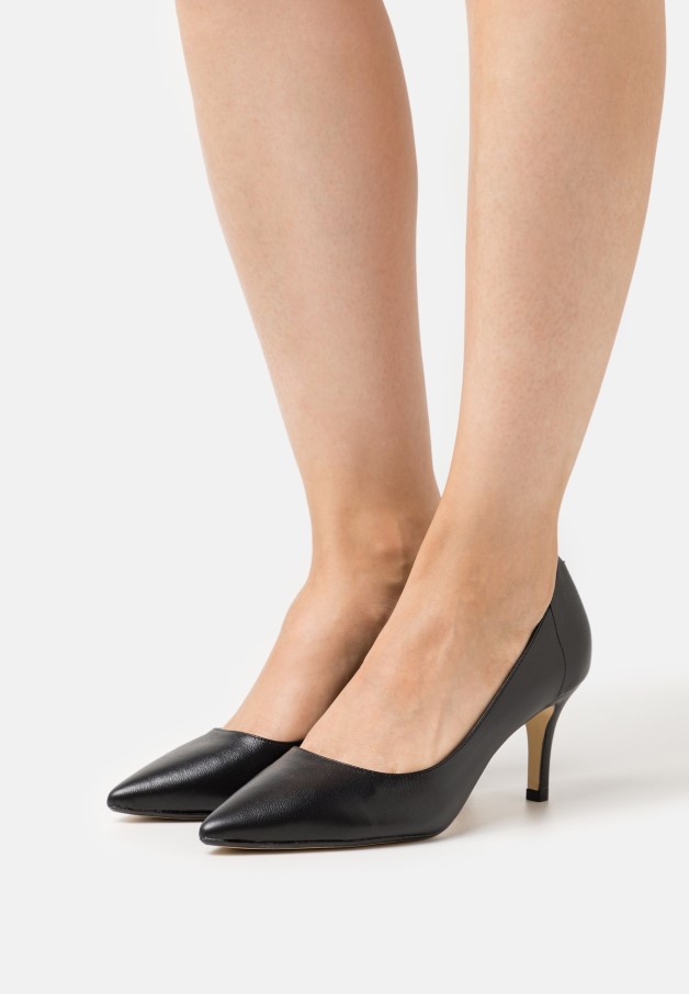 Escarpin Cuir Lanette Noir - Talons Classiques Gabor