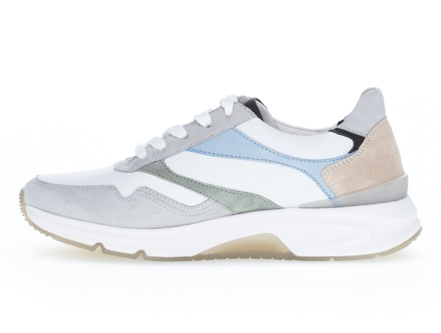Gabor Roulant Doux 86.896.52 Acro - Blanc Lt Gris Pino