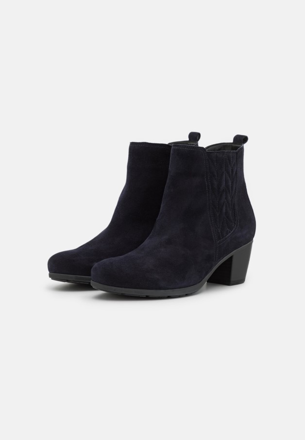 Bottines Classiques Bleu Foncé Gabor