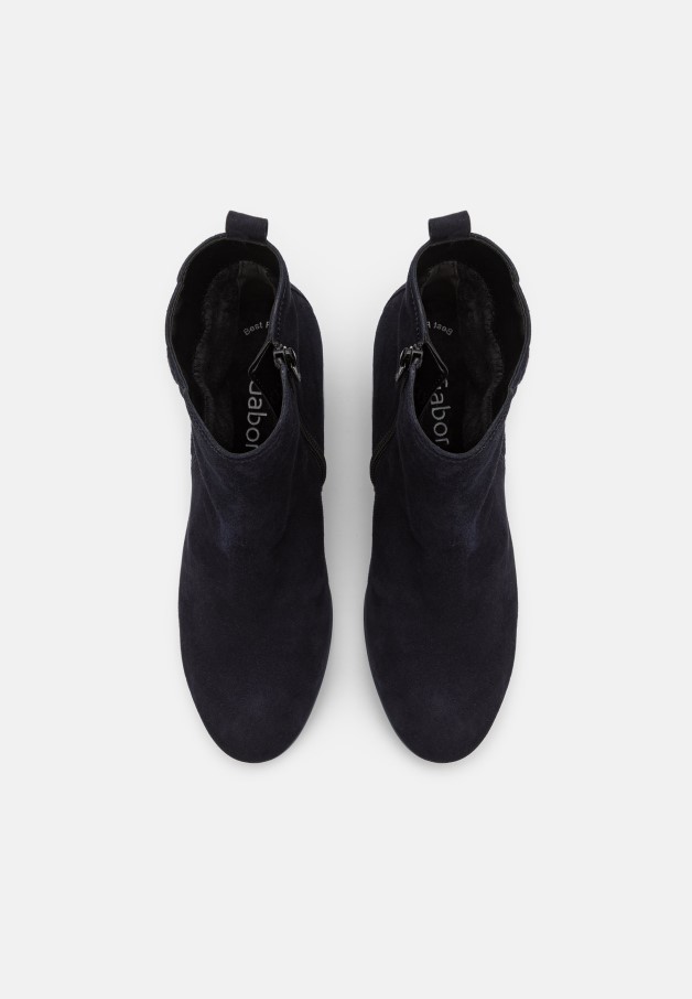 Bottines Classiques Bleu Foncé Gabor