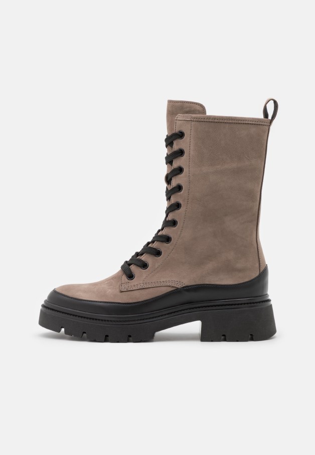 Bottines à Lacets Gabor Nude Foncé