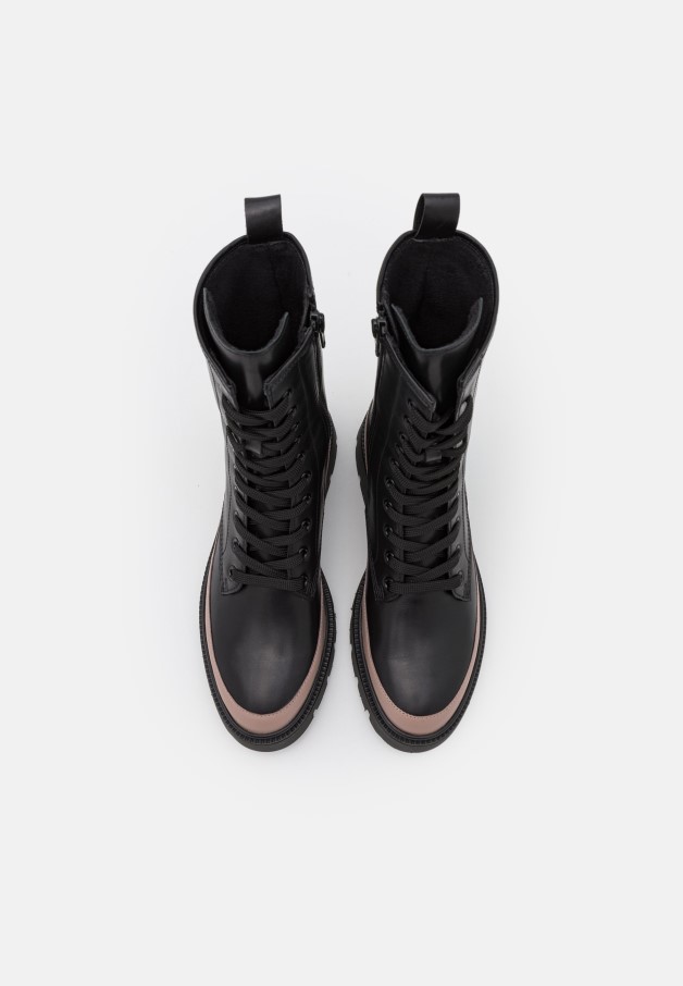 Bottines à Lacets Gabor Nude Foncé