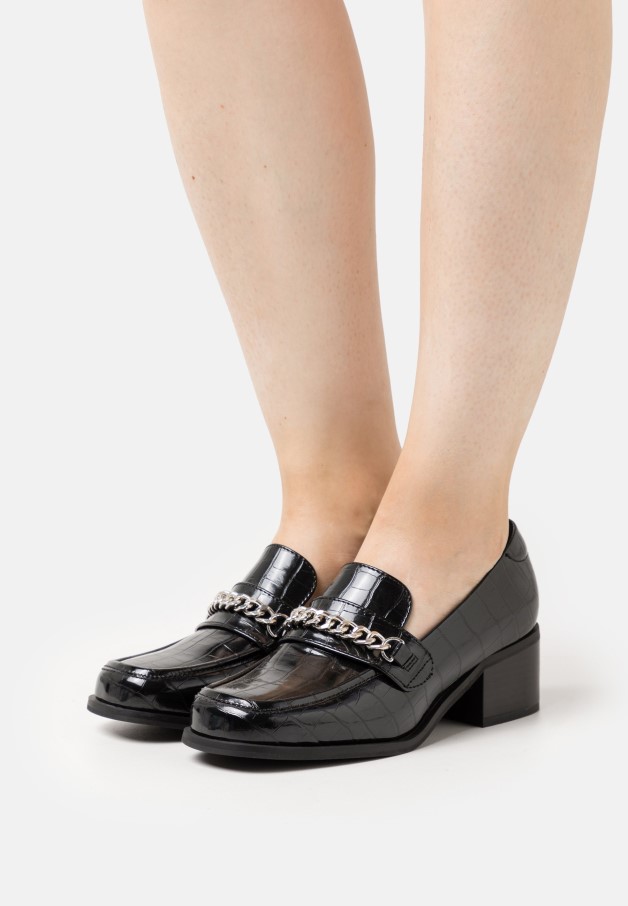 Gabor Noir Coupe Large Maeve - Talons Classiques