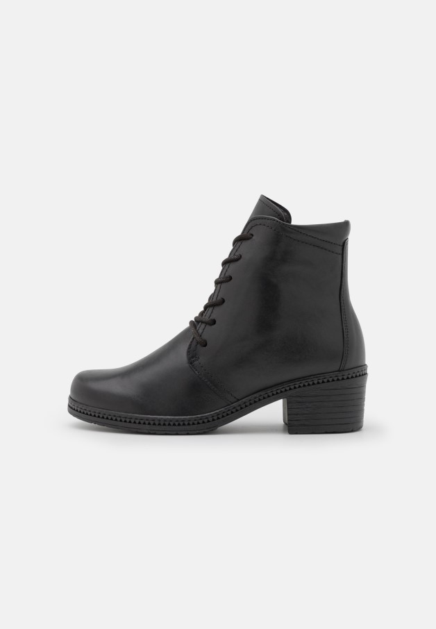 Bottines à Lacets Noir Gabor Femme