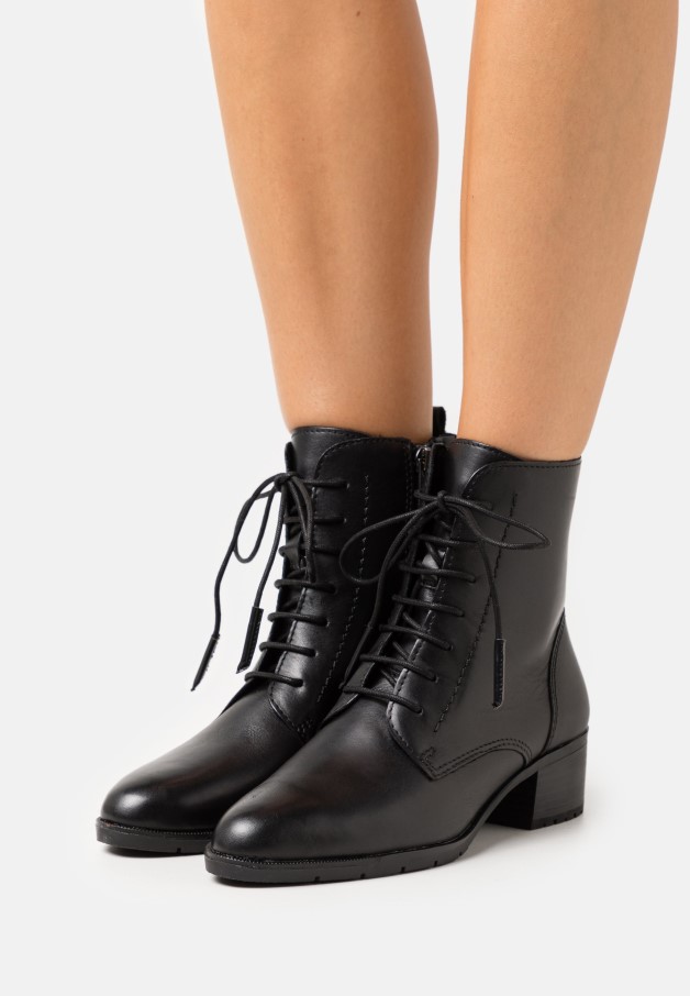 Bottines à Lacets Noir Gabor Femme