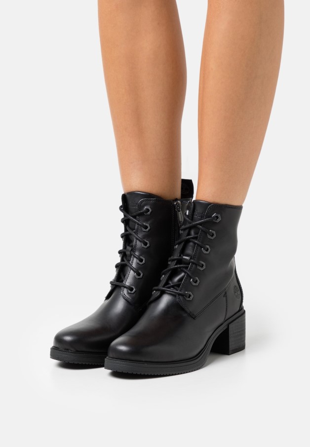 Bottines à Lacets Noir Gabor Femme