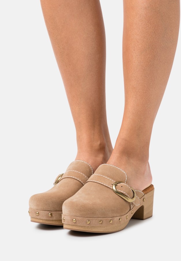 Sabots Rose Foncé/nude Gabor