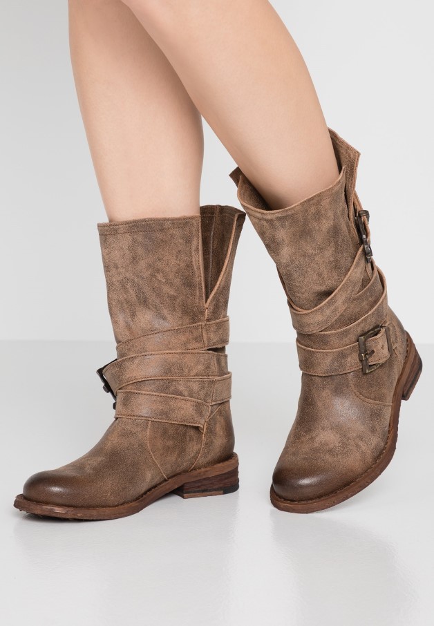 Bottine Gabor Cowboy/biker Grise