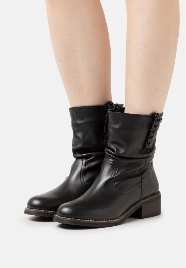 Bottine Gabor Cowboy/biker Grise