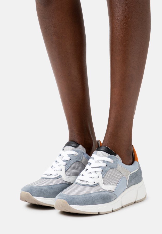 Baskets Gabor Bleu/marron/blanc