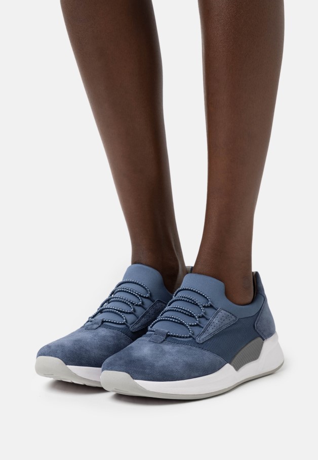 Baskets Gabor Bleu/marron/blanc