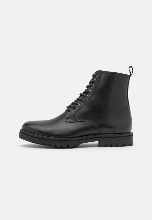 Gabor Bottines à Lacets Noir Femme