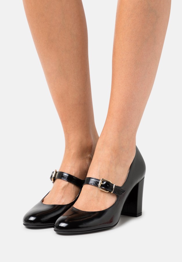 Cuir Noir - Talons Classiques Gabor