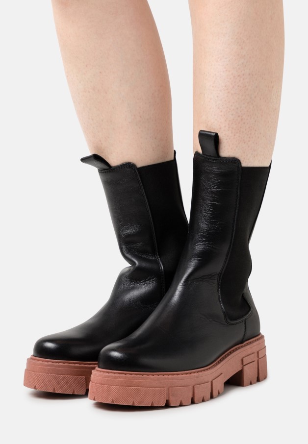 Bottes à Plateforme Noir/blanc Gabor