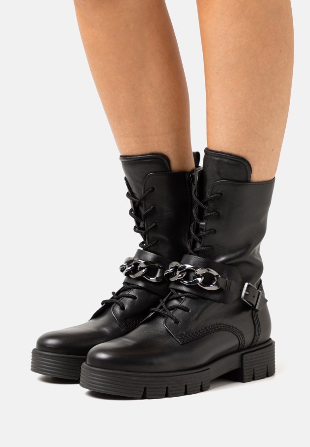 Bottes à Plateforme Noir/blanc Gabor