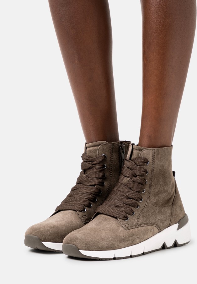 Bottes à Plateforme Noir/blanc Gabor