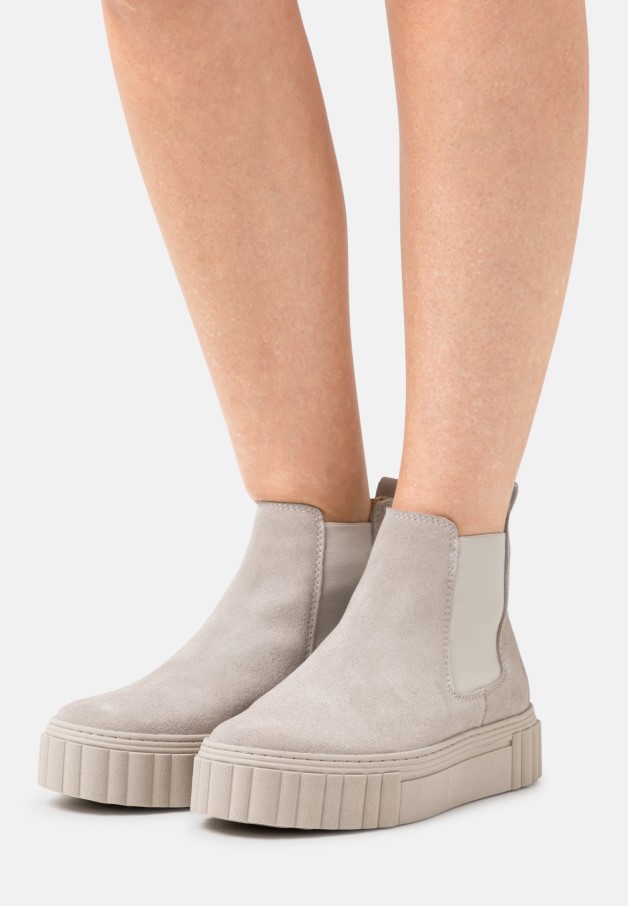 Bottines à Plateforme Gabor Rose Foncé/naturel