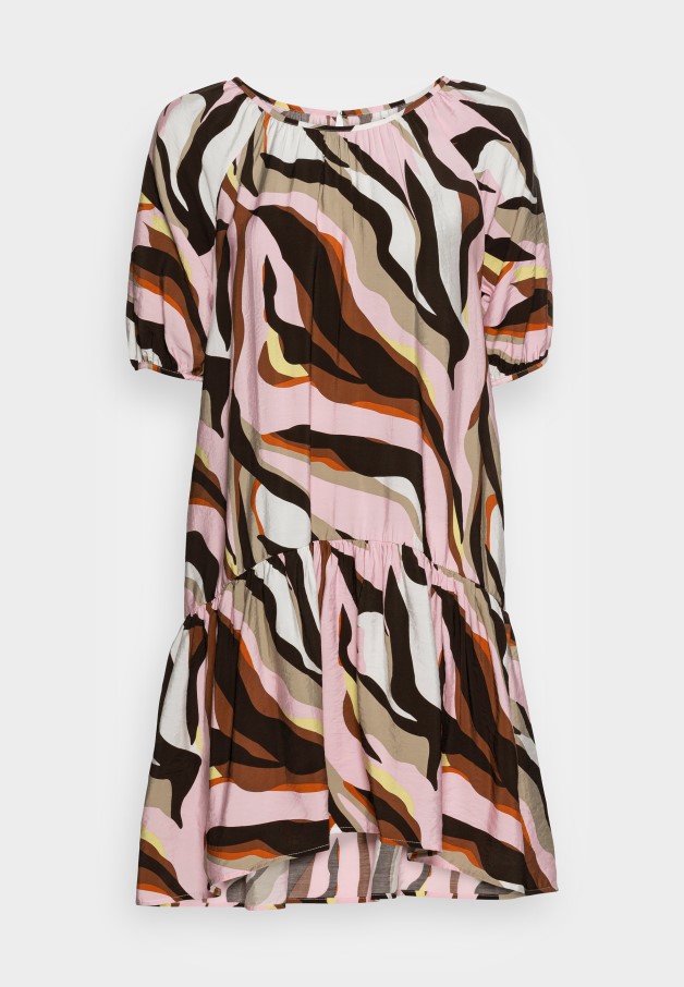 Bottines à Plateforme Gabor Rose Foncé/naturel