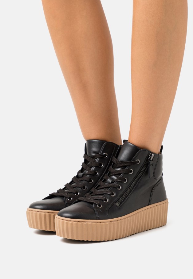 Gabor Baskets Montantes Noir