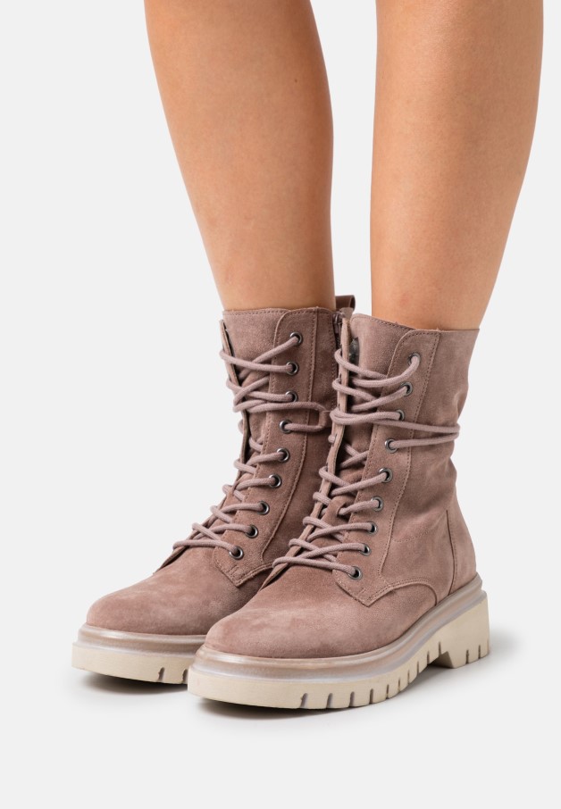 Bottines à Lacets Gabor Rose Foncé