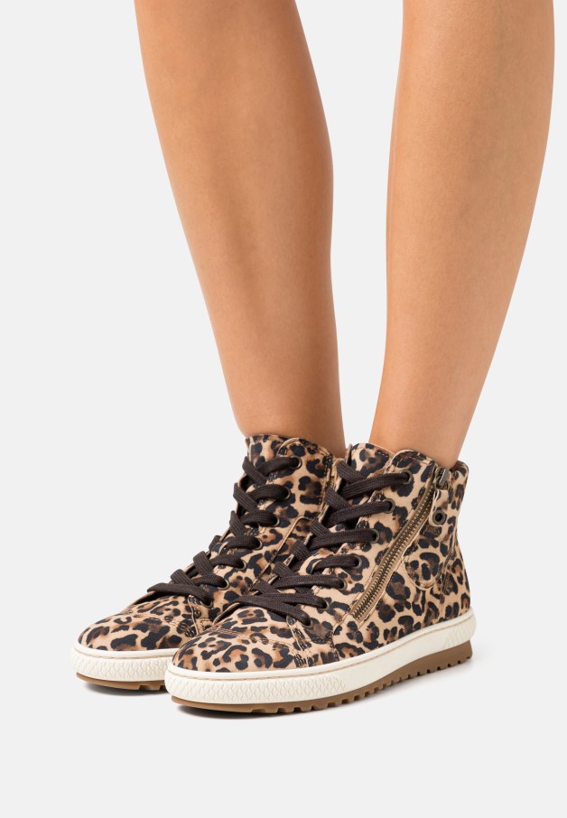 Bottines à Lacets Gabor Rose Foncé