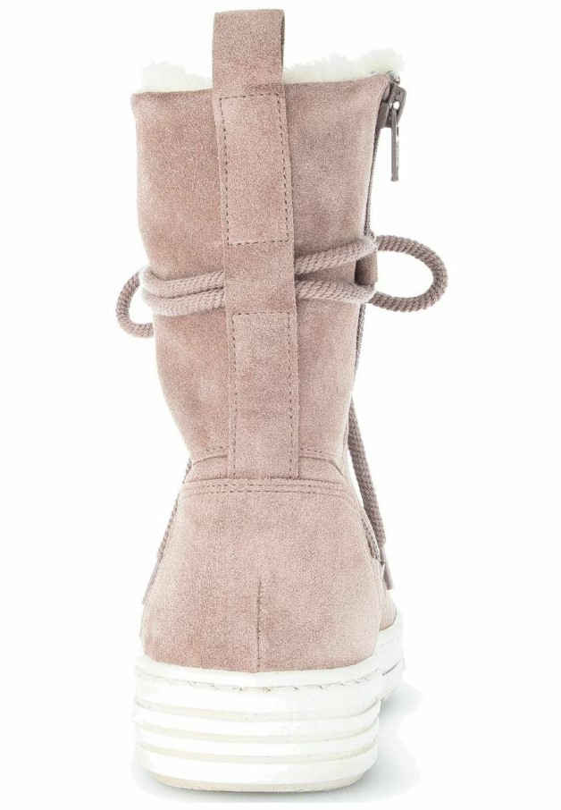 Bottines à Lacets Gabor Rose Foncé